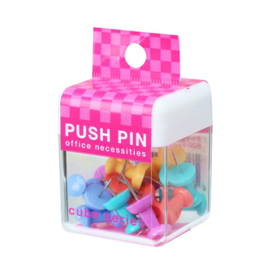 サンフレイムジャパン　ＣＵＢＥ　ダルマ画鋲パステル色混み　500-2485 5002485 |  | 01