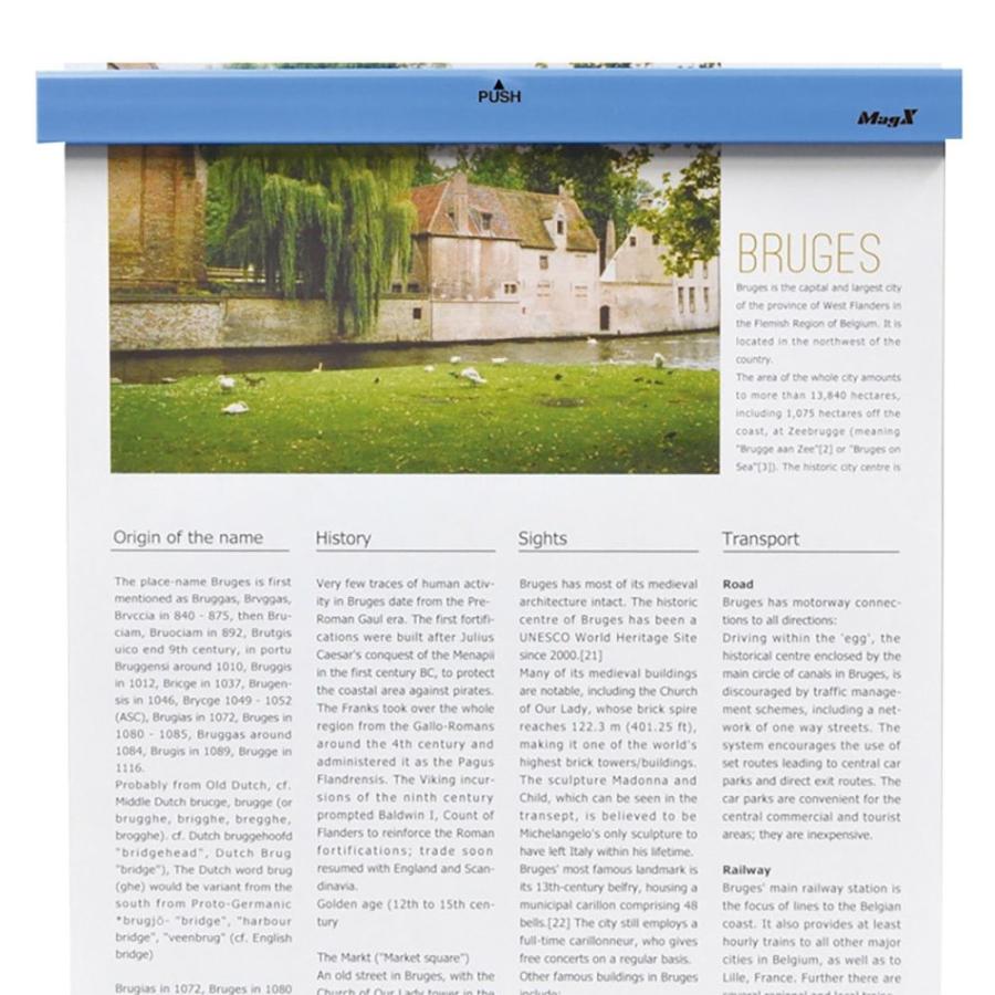 マグエックス マグネットバー 310mm 青　MOB-310B |  | 03