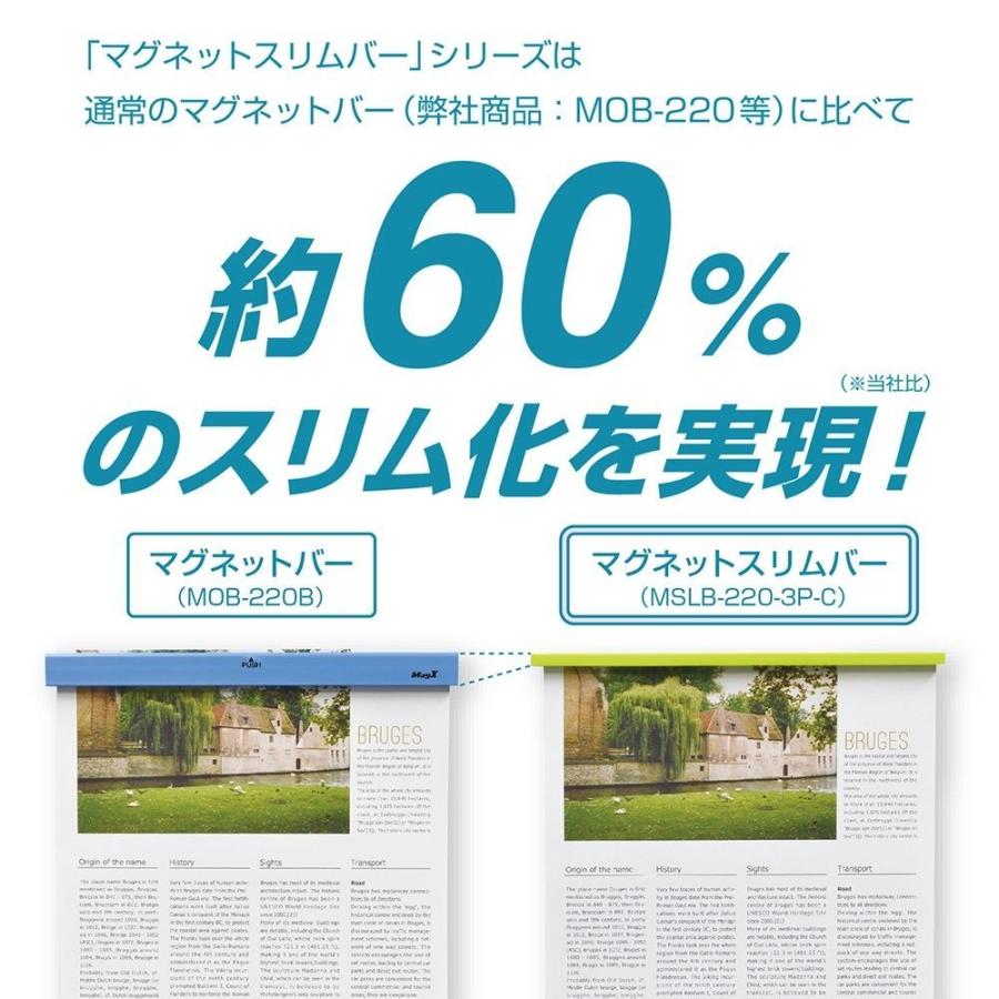 マグエックス マグネットスリムバークリア 220mm 3本入 MSLB-220-3P-KT |  | 04