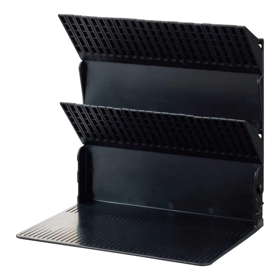 リヒト LIHITLAB 1冊でも倒れないブックスタンド A4 ブラック A3577-24 | LIHIT LAB.
