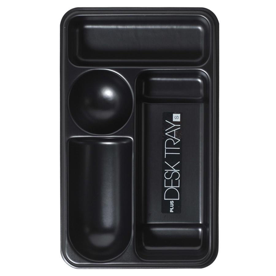 プラス(PLUS)デスクトレー 整理トレー ブラック S 63-828 | PLUS | 01