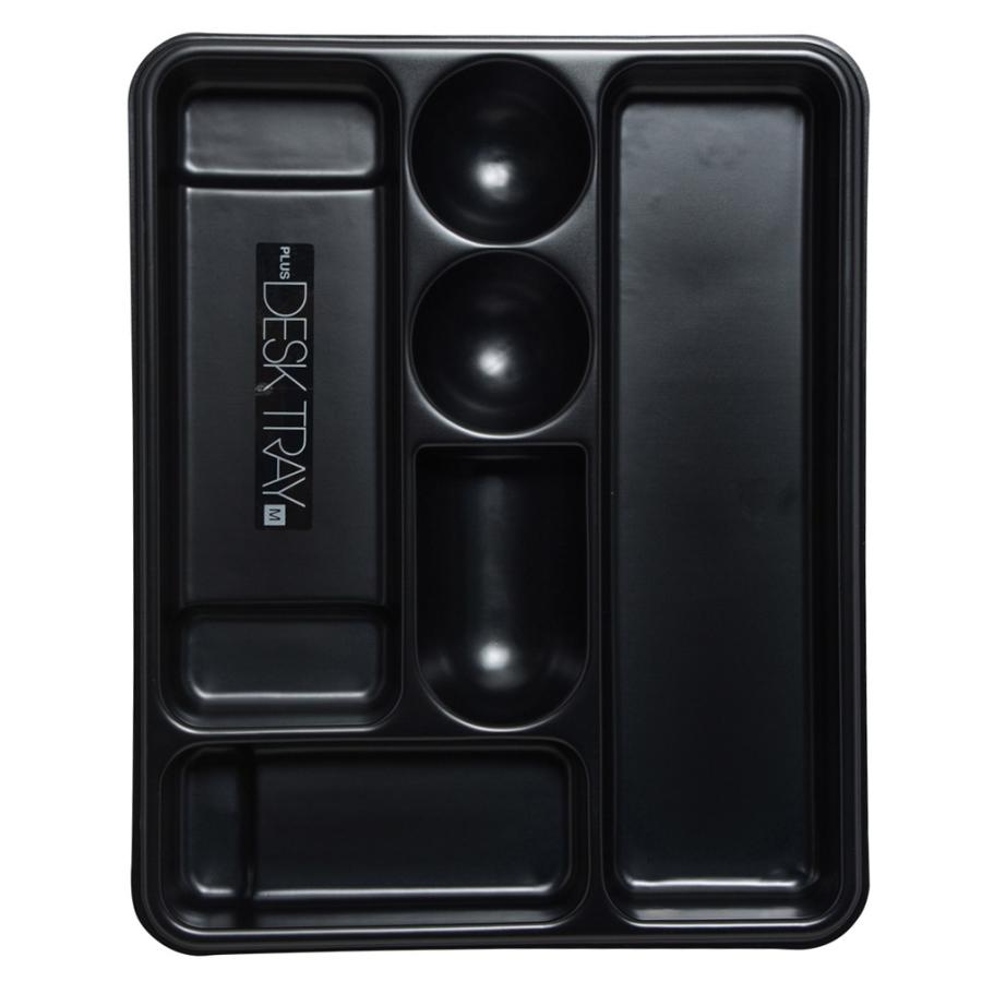 プラス(PLUS)デスクトレー 整理トレー ブラック M 63-812 | PLUS | 01