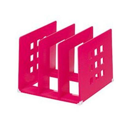 LIHIT LAB.＜リヒトラブ＞ SHIKIRI　RACK(仕切ラック）Ｌサイズ　赤　A-7321-3 | 