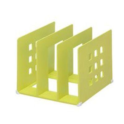 LIHIT LAB.＜リヒトラブ＞ SHIKIRI　RACK(仕切ラック）Ｌサイズ　黄緑　A-7321-6 | 