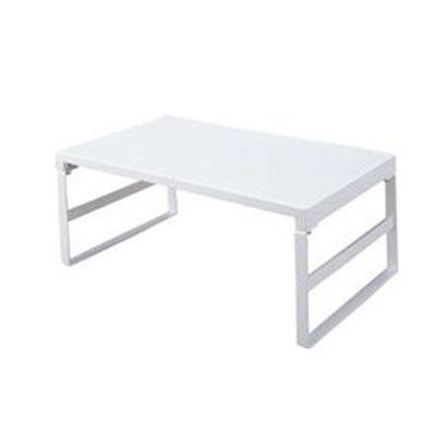 リヒトラブ LIHIT LAB. 机上台 幅390mm・ハイタイプ  白 A-7331-0 オフィス デスク 卓上 モニター台 卓上ラック 卓上棚 | 