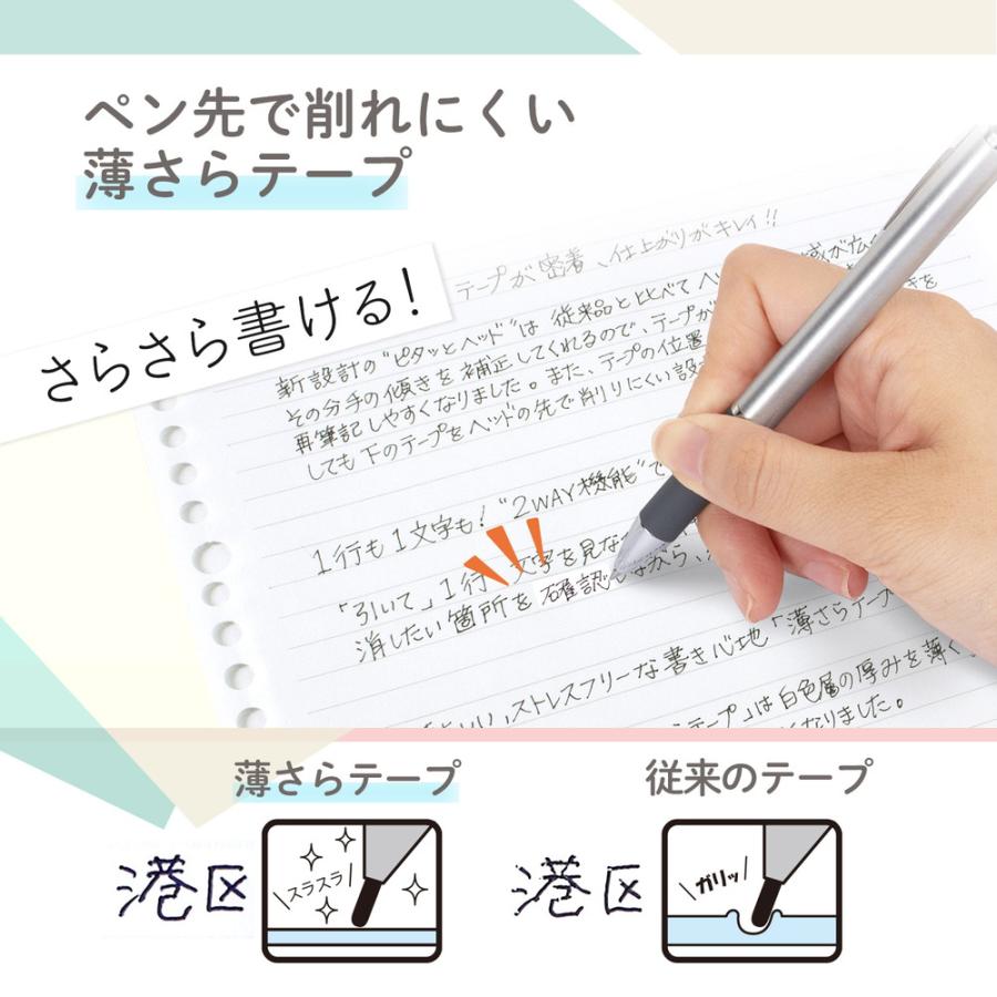 プラス PLUS Pasty 修正テープ 使い切りタイプ ブルー WH-1805-P 52-289 | PLUS | 04