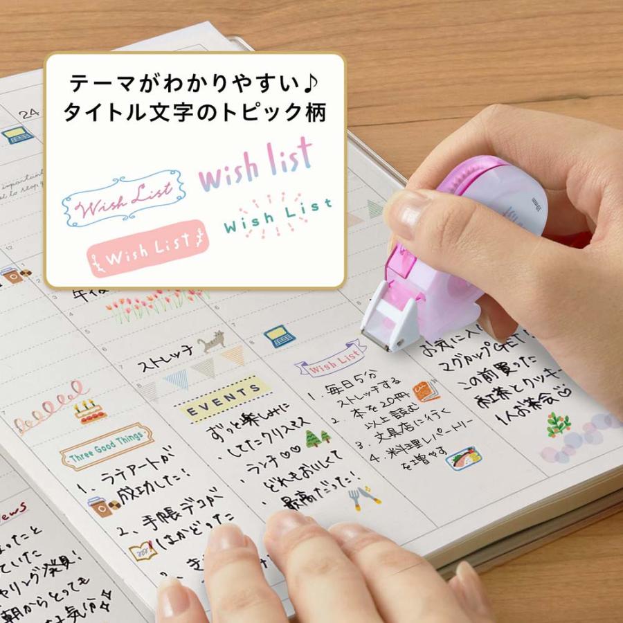 プラス PLUS デコラッシュ限定Topic柄Wish List 51795 | PLUS | 04