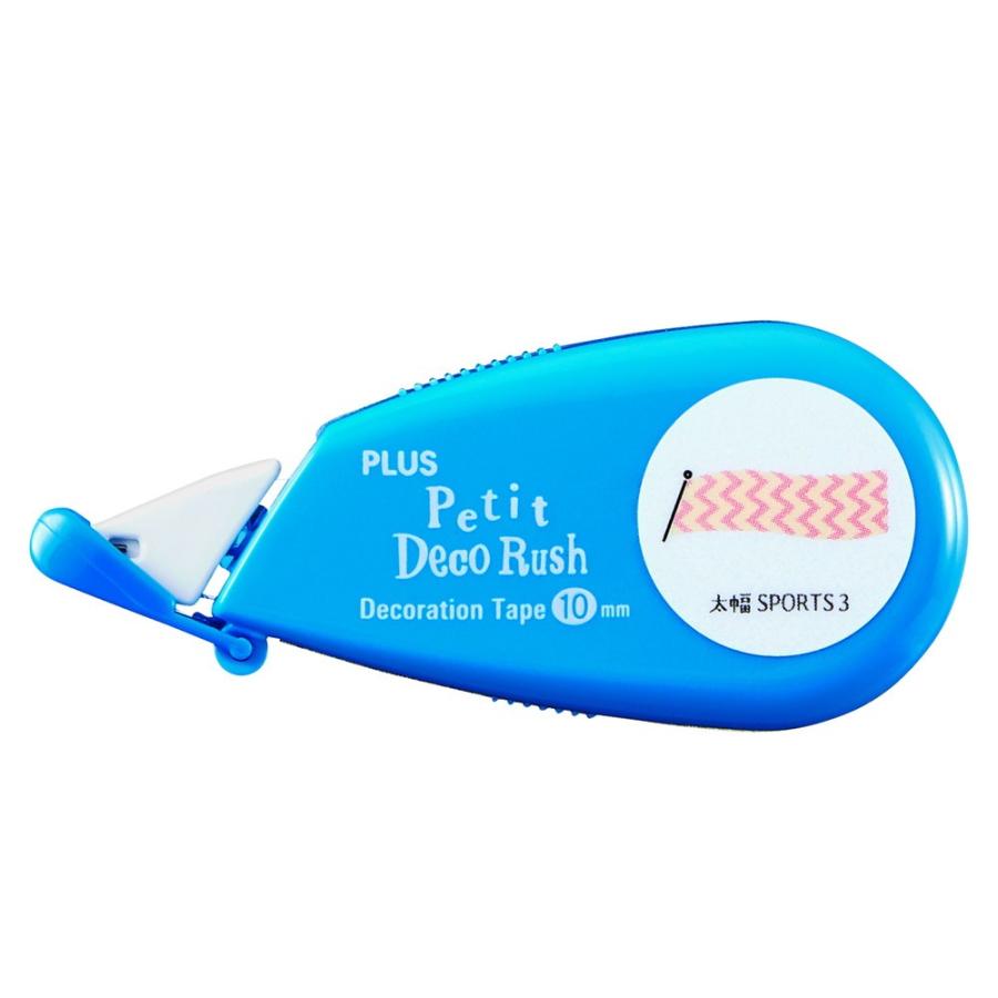 プラス(PLUS) デコレーションテープ　プチデコラッシュ　太幅 限定 SPORTS! ダンス フレラベル DC-090-SP 54-553 | PLUS