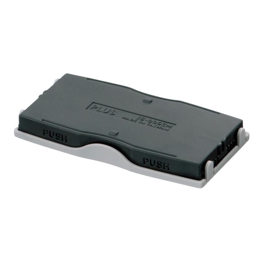 プラス(PLUS) 個人情報保護スタンプ 早撃ちケシポン ワイド 専用インクカートリッジ　黒 IS-006CM 37-094 | PLUS