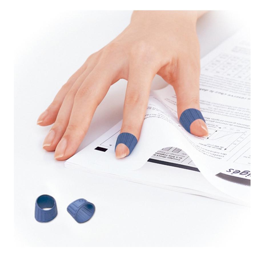 プラス(PLUS) 指サック メクリッコ ラバータイプ 抗菌 S 20個入 徳用 ブルー KM-401　44-769 | PLUS | 03