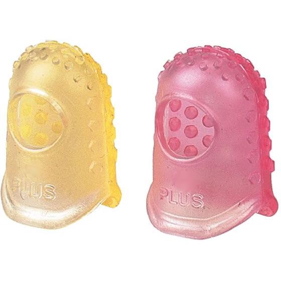 PLUS　プラス　キャップ型指サック　メクリッコ　ハニカム　ピンク・イエロー　S　KM-301H |  | 01