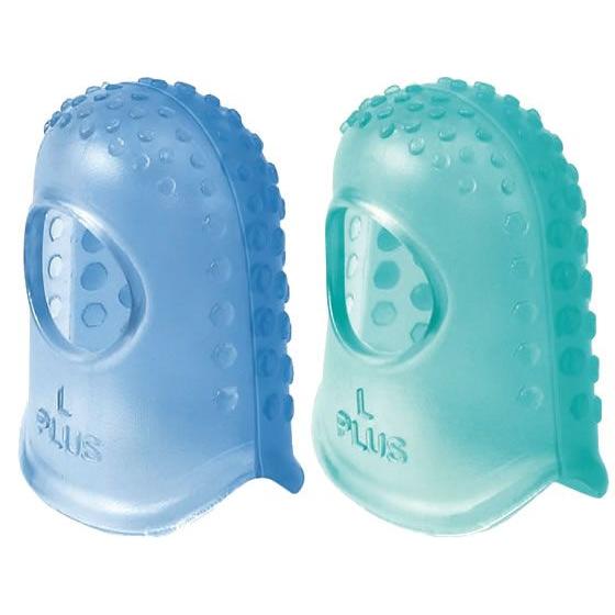 PLUS　プラス　キャップ型指サック　メクリッコ　ハニカム　グリーン・ブルー　L　KM-303H |  | 01