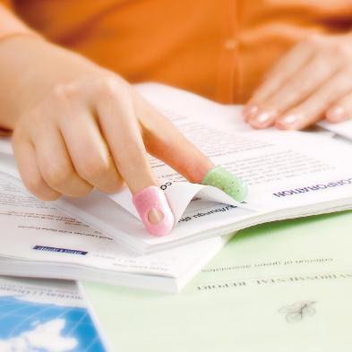 プラス(PLUS) キャップ型指サック メクリッコ ハニカム 指先美人 ピンク・ブルー L KM-503H |  | 02