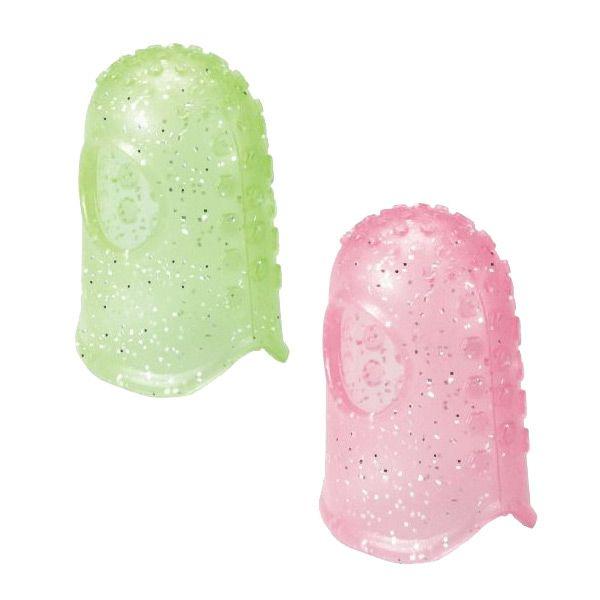 PLUS　プラス　キャップ型指サック　メクリッコ　ハニカム　指先美人　ピンク・グリーン　M　KM-502H |  | 01