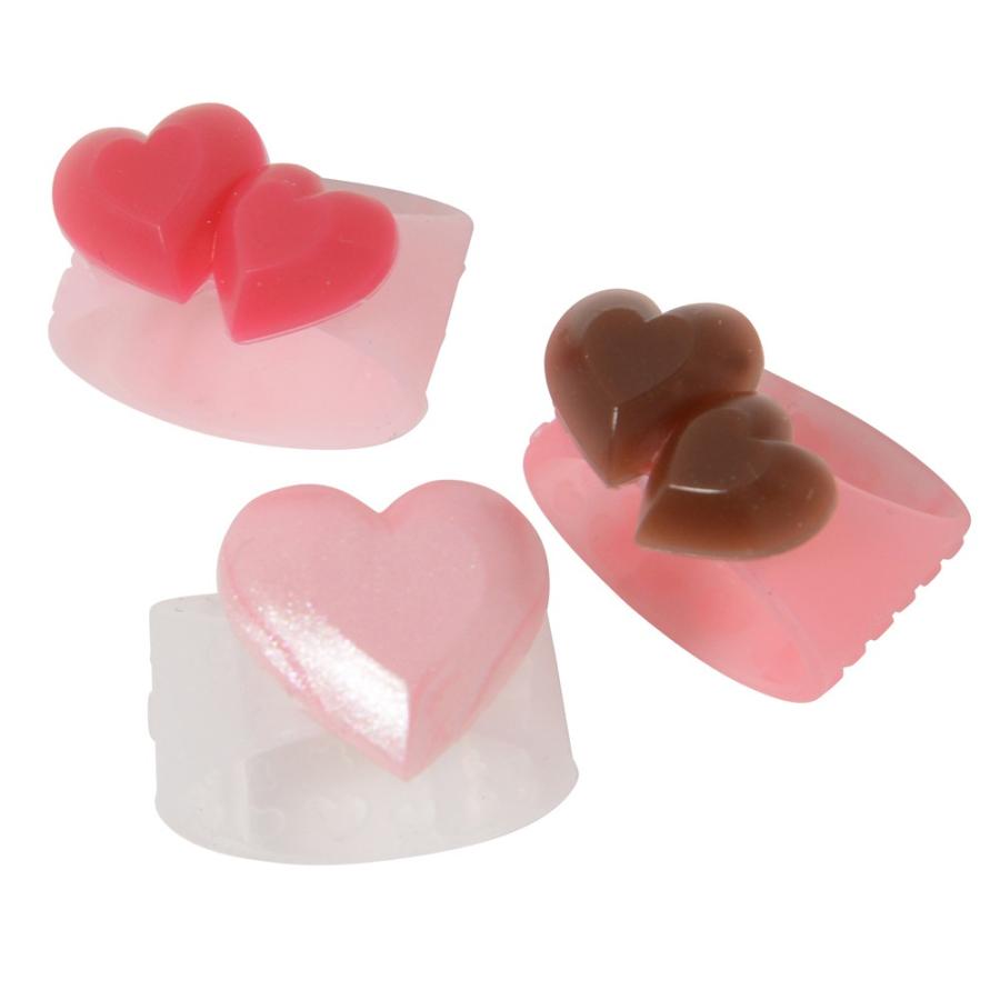 プラス(PLUS) 指サック メクリッコ スイート Mサイズ 3個入 ハート1 KM-302SA-3　35-903 | PLUS | 01