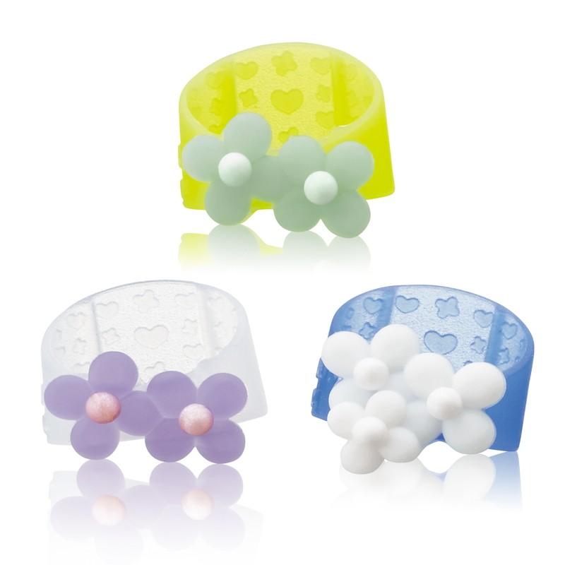 プラス(PLUS) 指サック メクリッコ スイート M 3個入×10パック フラワー1 KM-302SB-3 35-909 | PLUS | 01