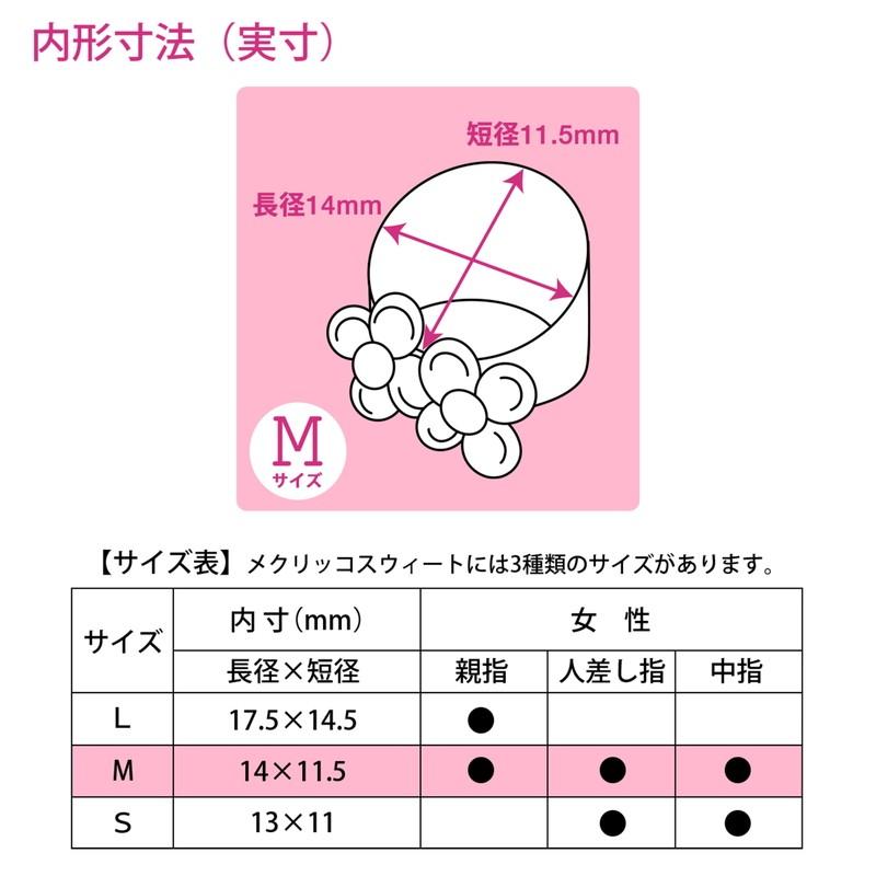 プラス(PLUS) 指サック メクリッコ スイート M 3個入×10パック フラワー2 KM-302SB-3 35-910 | PLUS | 06