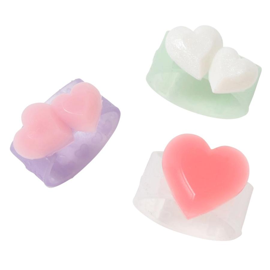 プラス(PLUS) 指サック メクリッコ スイート Sサイズ 3個入 ハート2 KM-301SA-3　35-906 | PLUS | 01