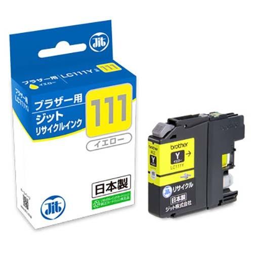 ブラザー＜brother＞対応　ジットリサイクルインク　B111Y　イエロー | ジット