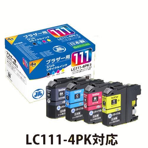 ブラザー＜brother＞対応　ジットリサイクルインク　B111　4色セット | ジット