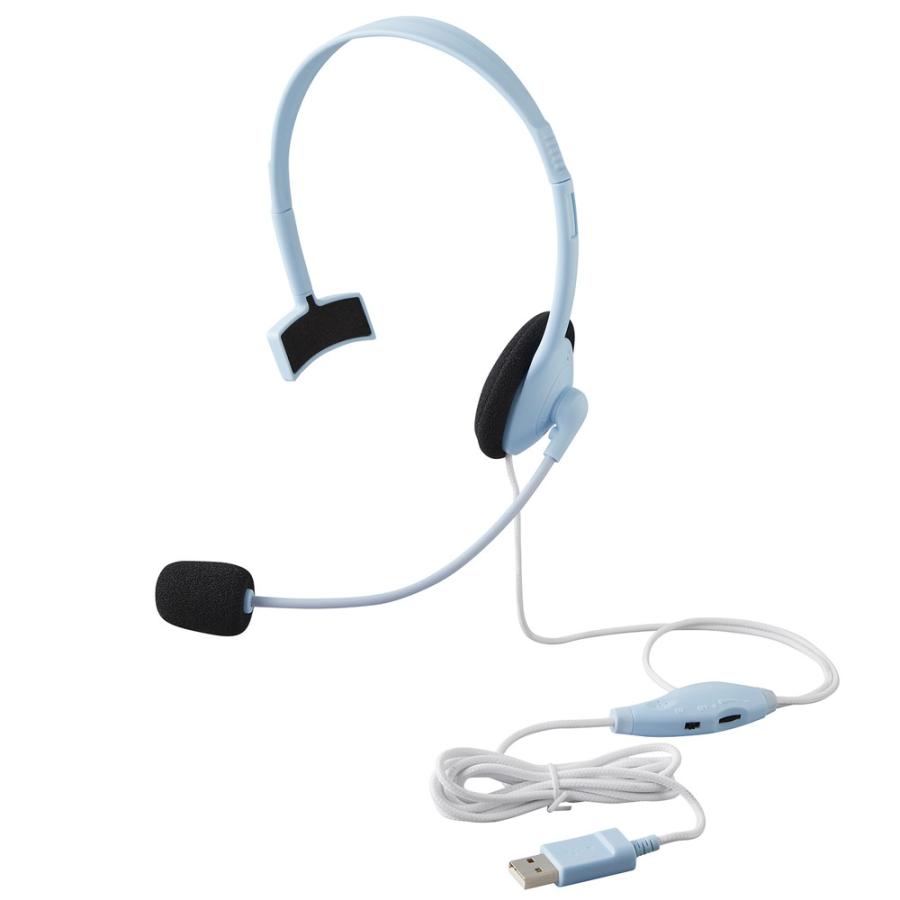 プラス PLUS 片ミミ快適 ヘッドセット ブルー TW-HS002 | PLUS