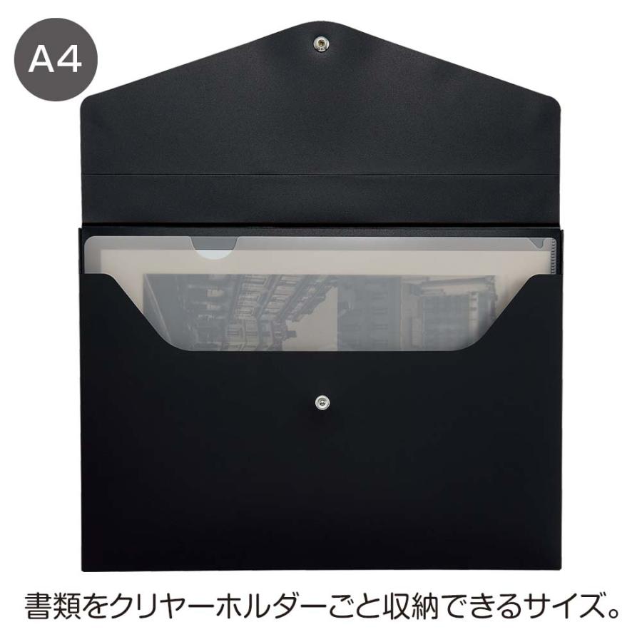 リヒトラブ LIHITLAB Noir×noir エンベロープケース A4 A5095 | LIHIT LAB. | 02