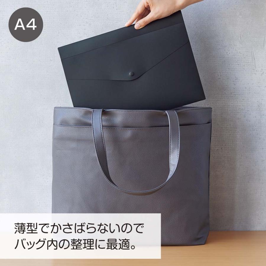 リヒトラブ LIHITLAB Noir×noir エンベロープケース A4 A5095 | LIHIT LAB. | 03