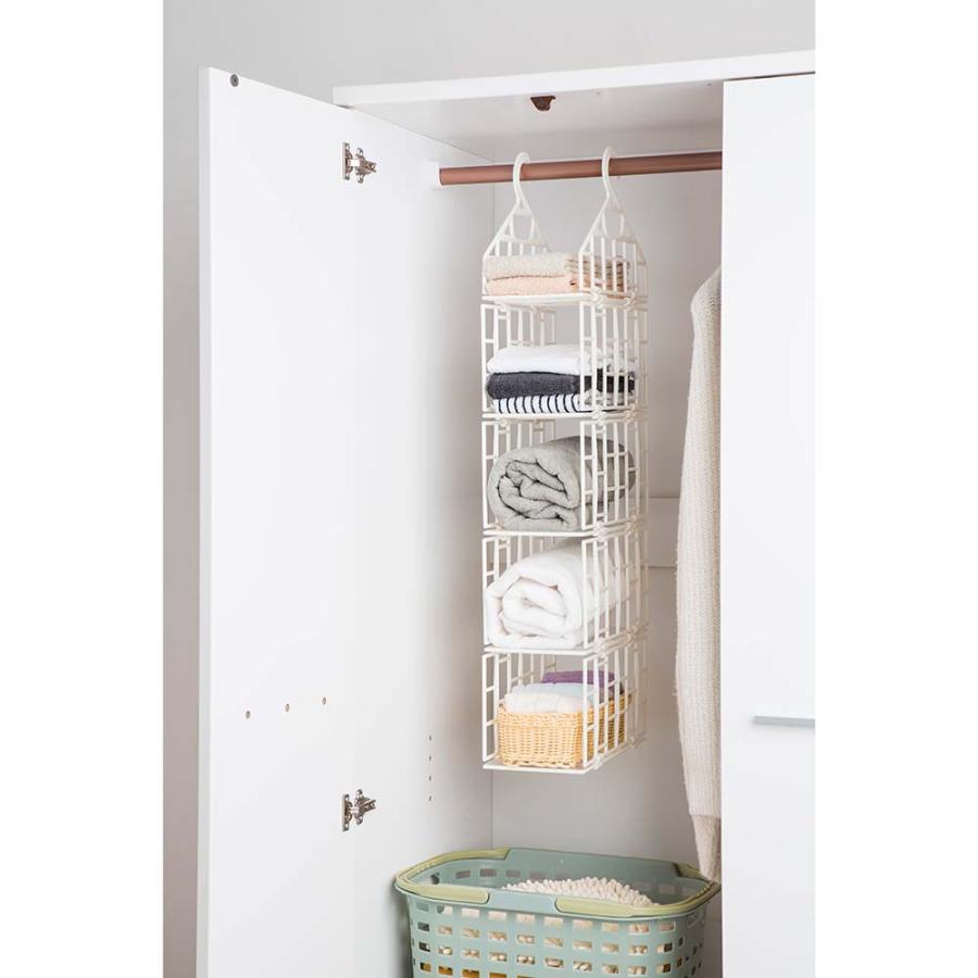 ヒメプラ himepla MISM ミズム ミズムジャパン 吊り下げラック スリム5段 HR−S5 | ブランド登録なし | 06