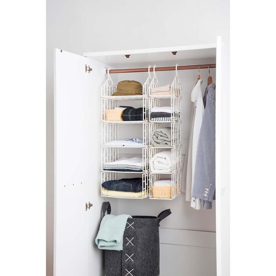 ヒメプラ himepla MISM ミズム ミズムジャパン 吊り下げラック スリム5段 HR−S5 | ブランド登録なし | 08