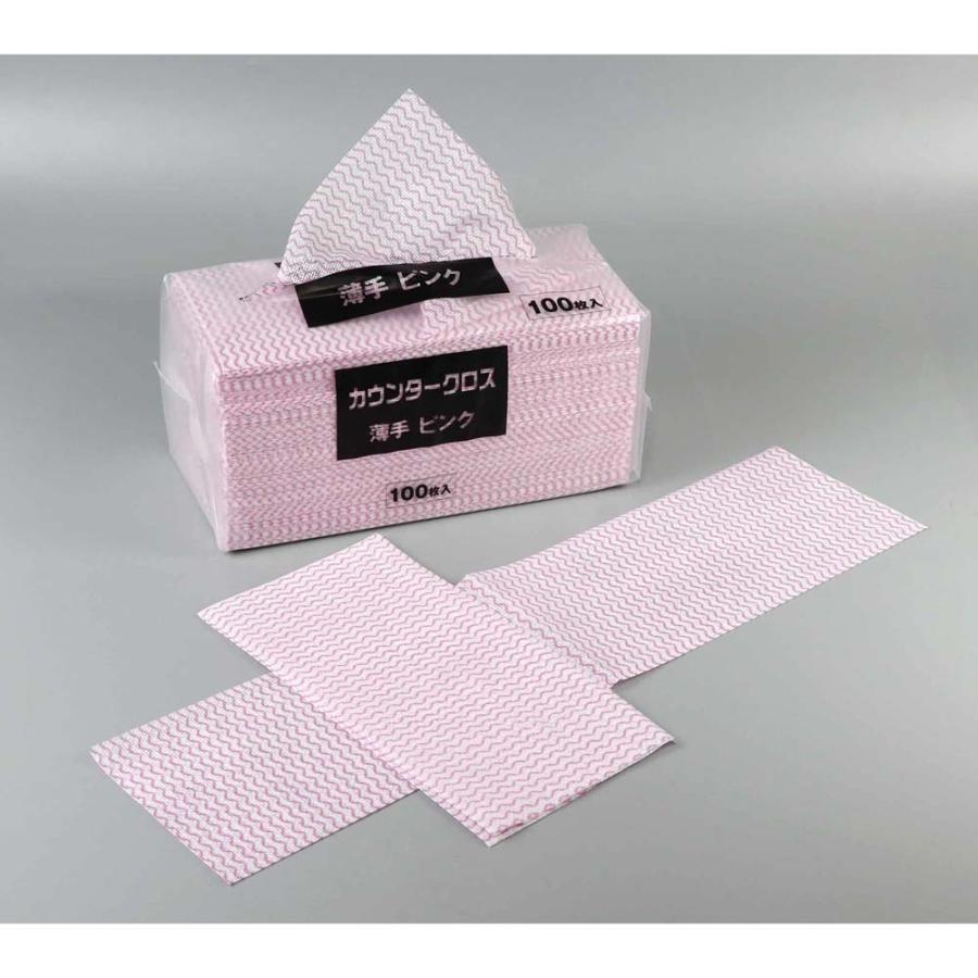 MISM カウンタークロス レギュラー ピンク 薄手100枚入り CW-100P | ブランド登録なし | 01