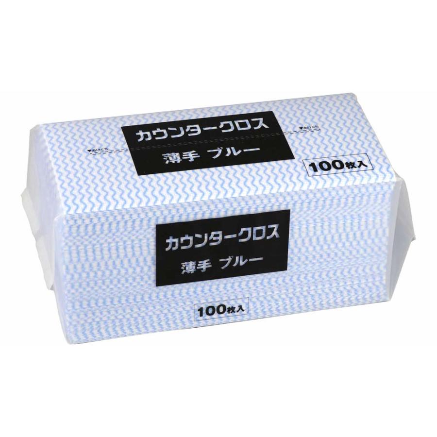 MISM カウンタークロス レギュラー ブルー 薄手100枚入り CW-100B | ブランド登録なし