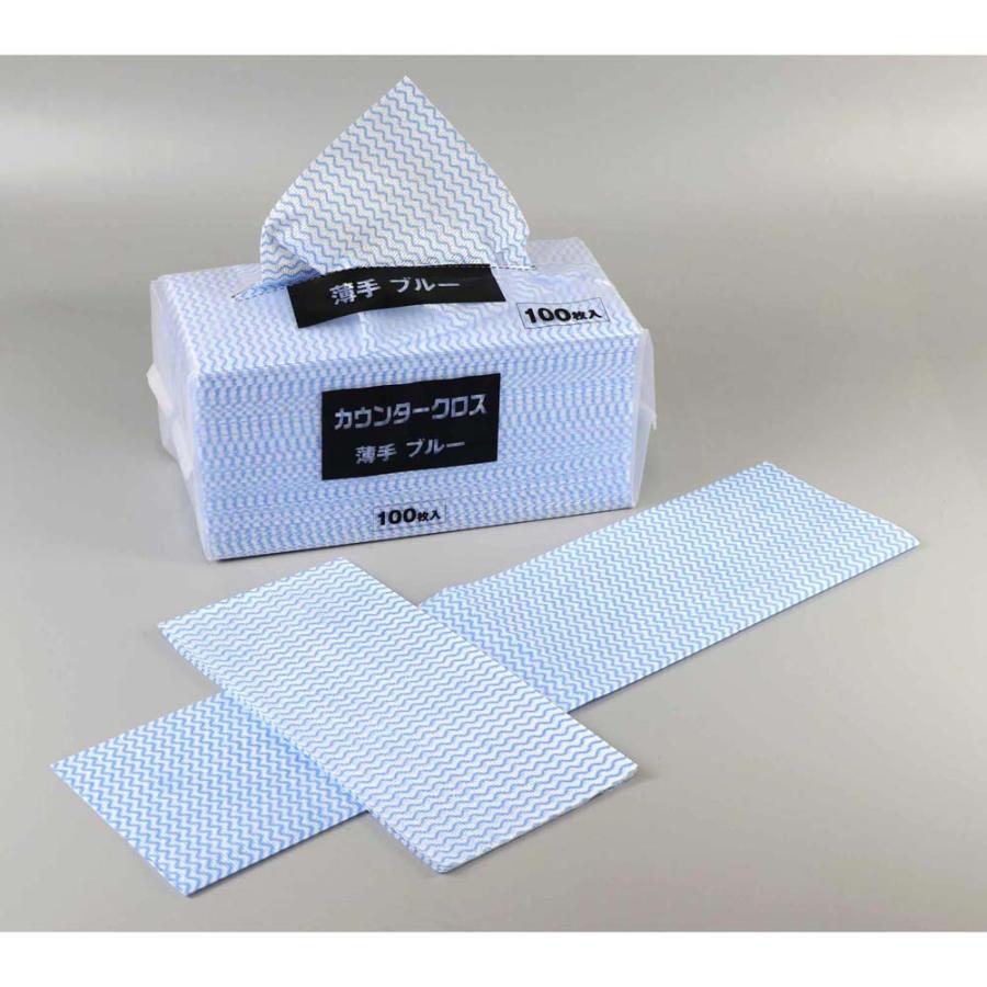 MISM カウンタークロス レギュラー ブルー 薄手100枚入り CW-100B | ブランド登録なし | 01