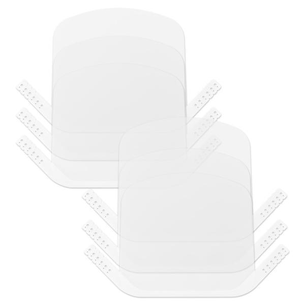 プラス PLUS フェイスシールド ヘッドセット 専用 交換 シールド 6枚入 FG-020FS-6P 89-532 | PLUS | 01