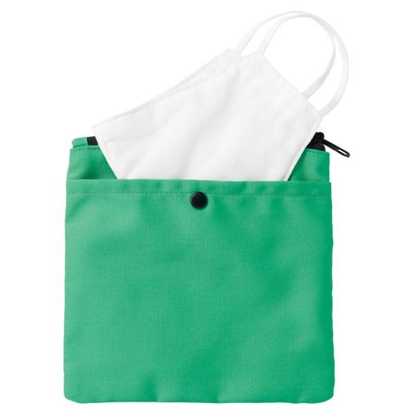 LIHIT LAB (リヒトラブ) ALCLEA マスク&ポーチ チャコールグレー スカイブルー ※マスクスタンド付き A7930-14 | LIHIT LAB. | 01