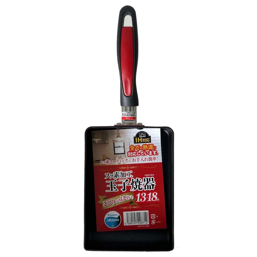 ヒラノトレーディング IH対応 フッ素 玉子焼き13×18cm | ブランド登録なし