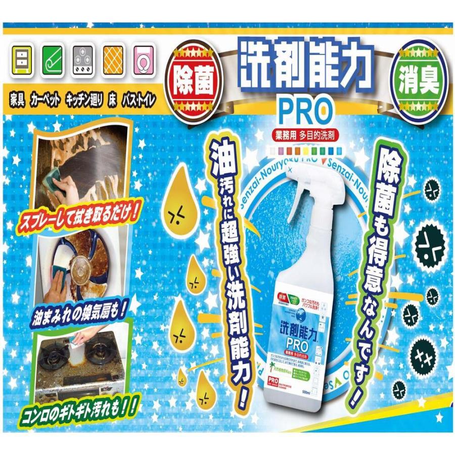 ヒューマンシステム 洗剤能力PRO ２L 業務用洗剤 油汚れ 掃除 コンロ 換気扇 電子レンジ 冷蔵庫 除菌 消臭 濃縮 大掃除 | ブランド登録なし | 03