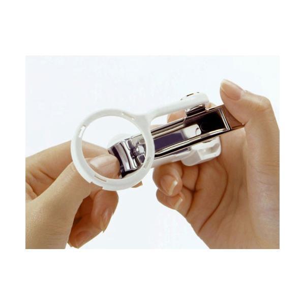 【欠品中：納期未定】GREEN BELL＜グリーンベル＞ 匠の技 ルーペ付つめきり(巾着付) G-1004 【爪切】 |  | 01