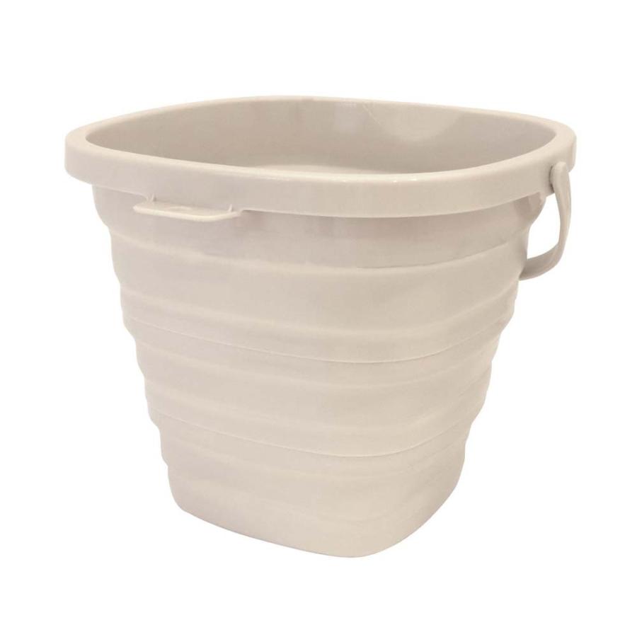 アクセル AXCEL 折りたたみ スクエアバケツ 10L グレー AXL-455GL 洗車 アウトドア ガーデニング | ブランド登録なし | 01