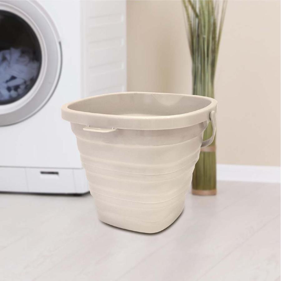 アクセル AXCEL 折りたたみ スクエアバケツ 10L グレー AXL-455GL 洗車 アウトドア ガーデニング | ブランド登録なし | 02