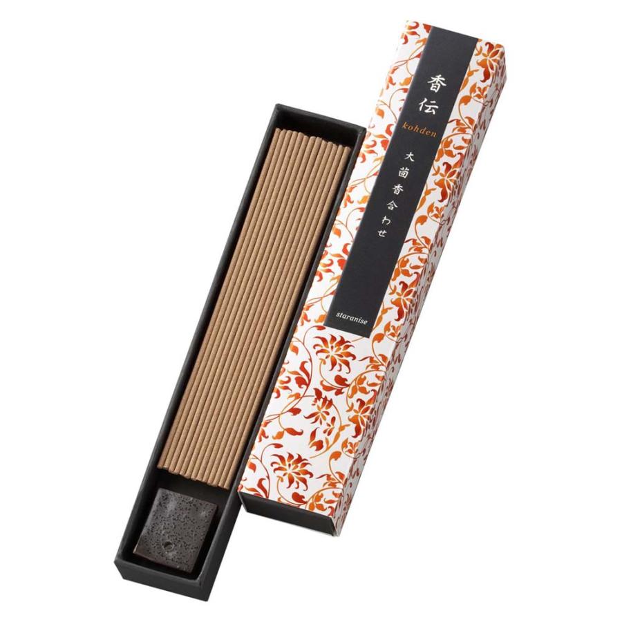 日本香堂 香伝 大茴香合わせ スティック40本入 香立付 38656 線香 アロマ お香 | 日本香堂