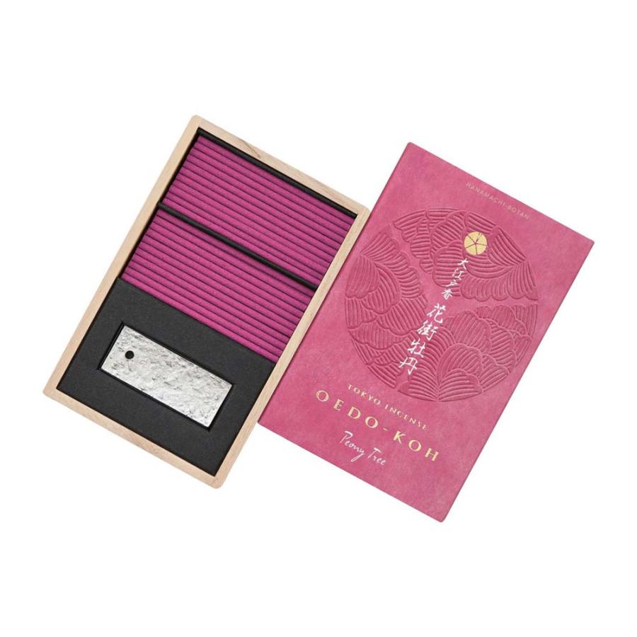 日本香堂 大江戸香 花街牡丹 スティック60本入 香立付 38202 線香 アロマ お香 | 日本香堂