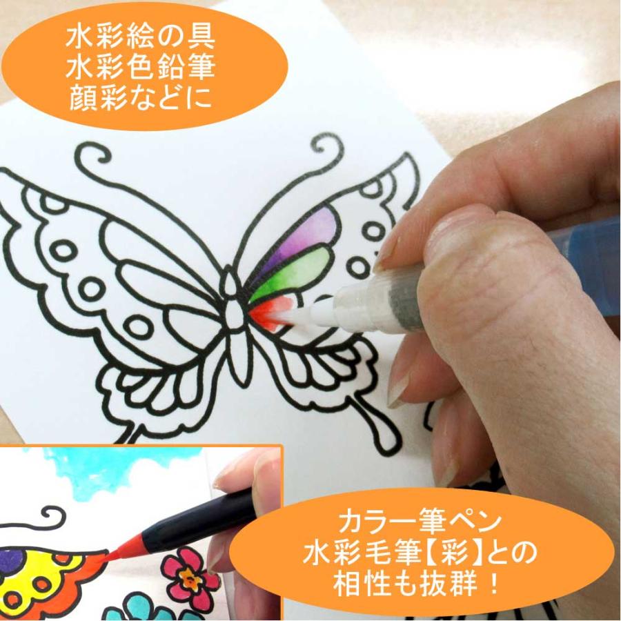 あかしや　［彩］水筆ペン（丸筆・小）　CAM300-S | あかしや（文具） | 02