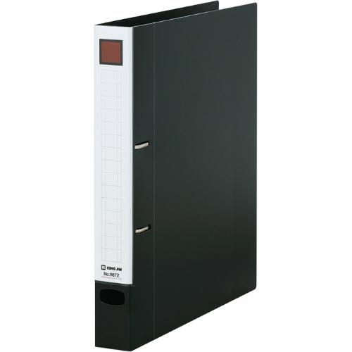 キングジム＜KING JIM＞レバーリングファイル　Dタイプ　黒　A4 タテ型 6872クロ 250枚 | KING JIM