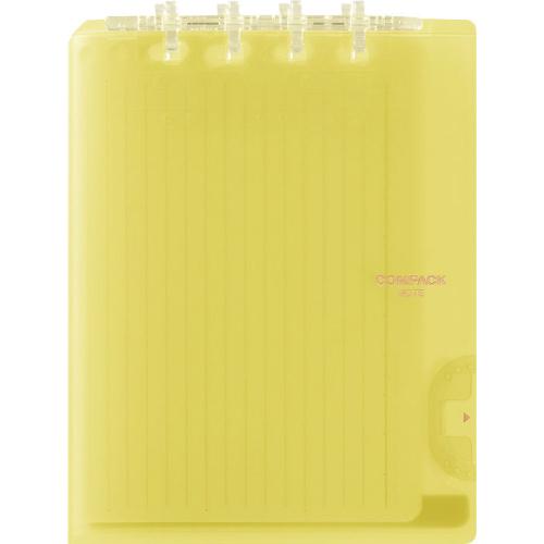 キングジム＜KING JIM＞コンパックノート　A5サイズ　黄色 9954TYキイ　透明表紙 | KING JIM
