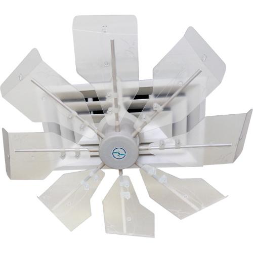 キングジム＜KING JIM＞ハイブリッド・ファン TJR　ハーフクリア HBF-TJRCW　潮(ウシオ) | KING JIM