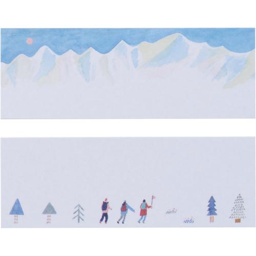 キングジム＜KING JIM＞便箋ふせん　Sサイズ　002　ヤマ 3040-002　HITOTOKI（ヒトトキ）　5冊セット | KING JIM