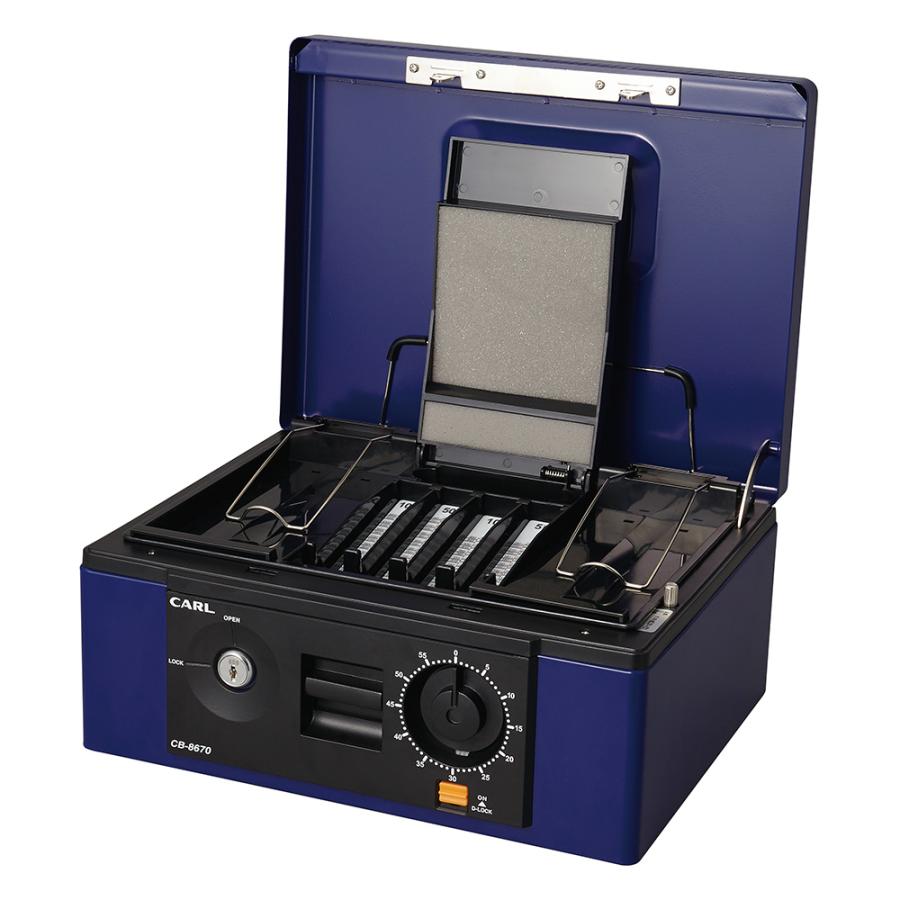 カール事務器 手提げ金庫 キャッシュボックス B5 CB-8670 貴重品 セキュリティ 店舗 物販 イベント | ブランド登録なし | 01