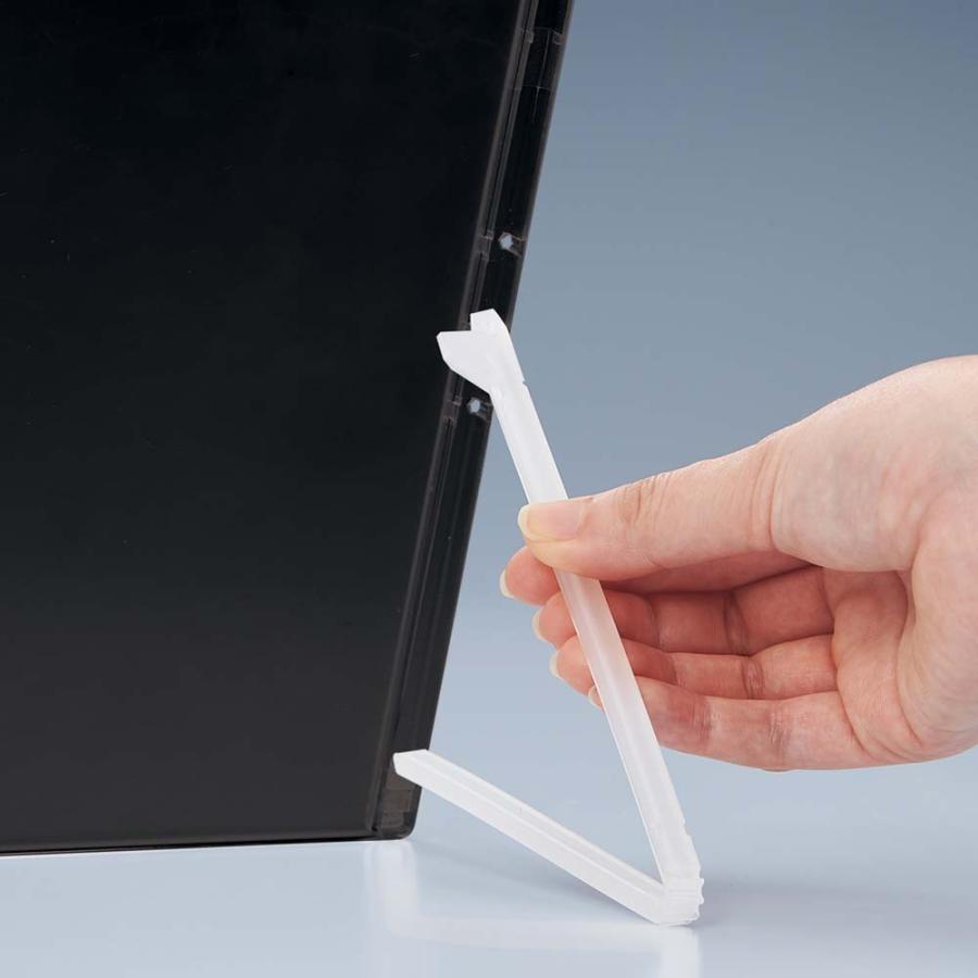 クリップボード（スタンド付き） クリヤー A5167-1 | ブランド登録なし | 03