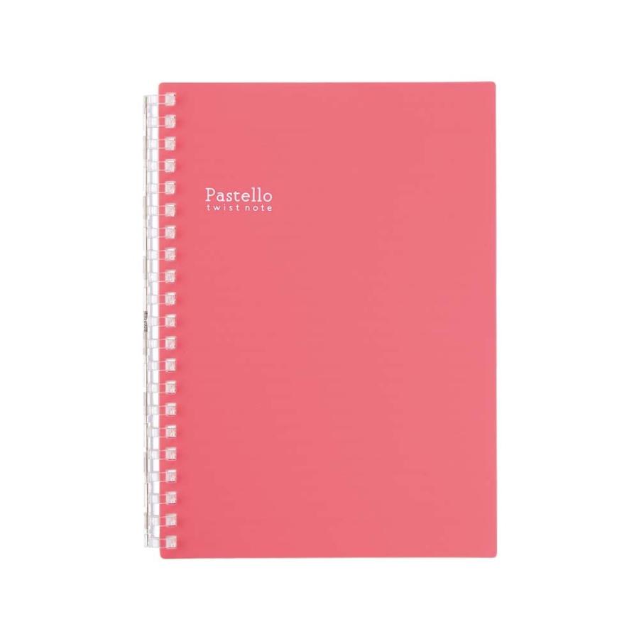LIHIT LAB.＜リヒトラブ＞ Pastello ツイストノート B6 ルージュ N1969-2 | ブランド登録なし