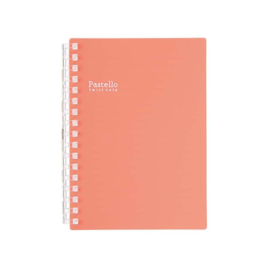 Pastello ツイストノート A6 レッド N1964-3 | ブランド登録なし